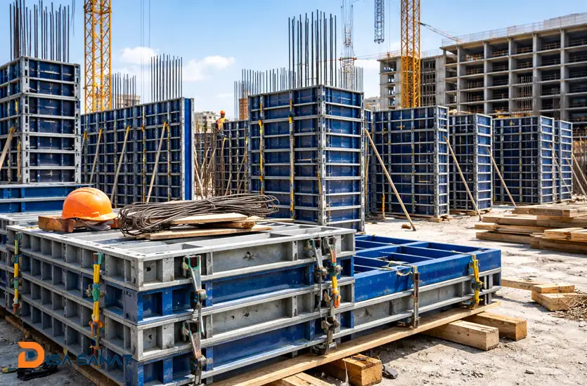 با کیفیت ترین قالب فلزی بتن